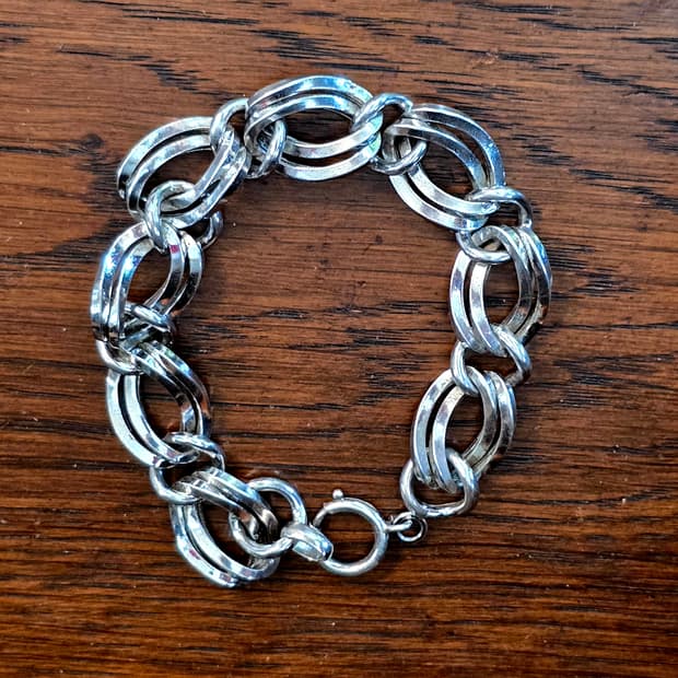 🇺🇸미국 앤틱샵에서 건져온 미드센츄리 은 팔찌