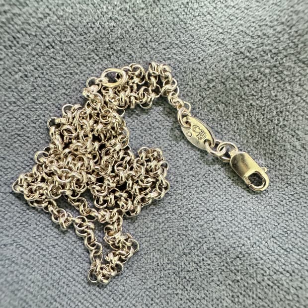 크롬하츠 롤체인 18인치