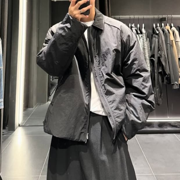 [52] 준지 24fw 나일론 패디드 셔츠