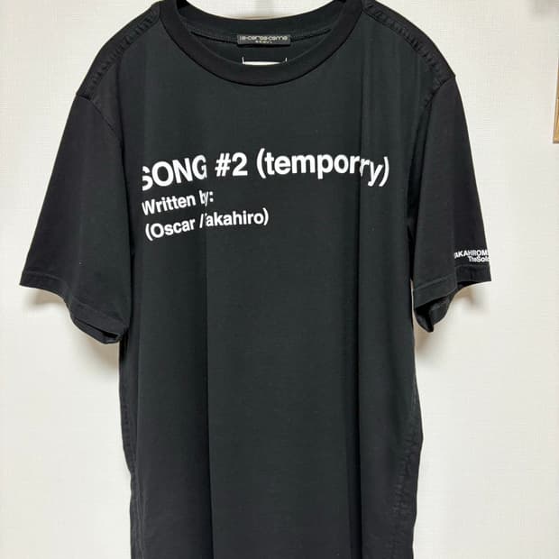 타카히로미야시타 더 솔로이스트 반팔 블랙 50