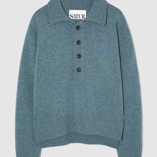 세터 아를 니트 프러시안 블루