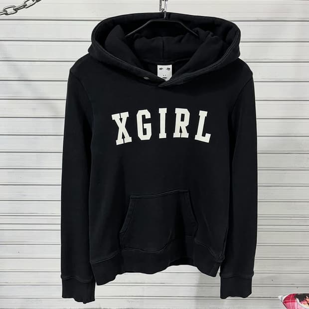 X-girl logo hoodie