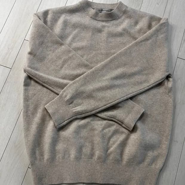 브라운야드 라운드넥 니트 에크루 3사이즈