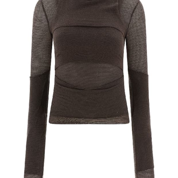 에크하우스 라타 하이넥 울 시어 니트