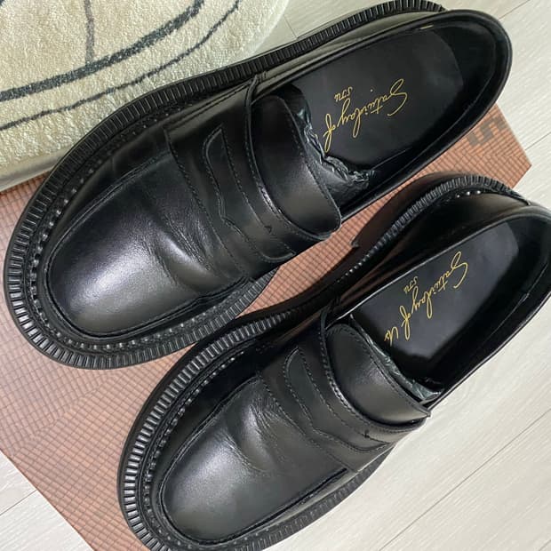 stu 로퍼 블랙 40