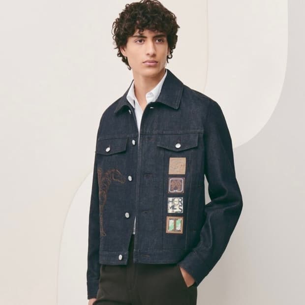 에르메스 데님자켓