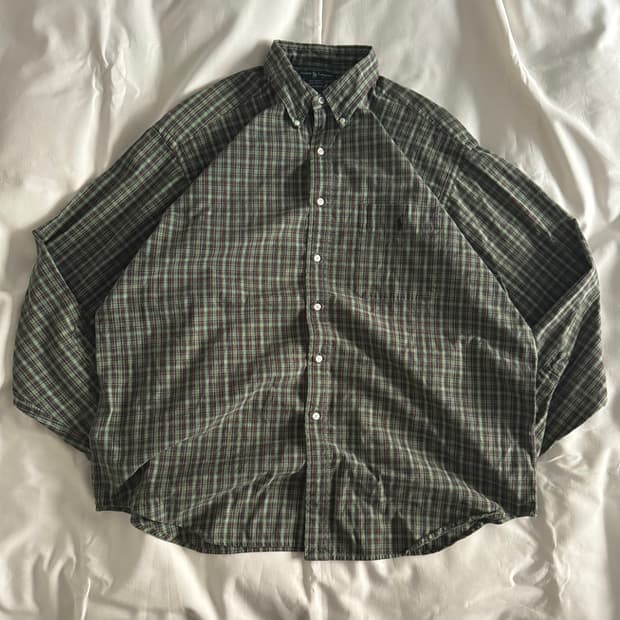 [XL] 폴로 랄프로렌 빅셔츠 체크 셔츠