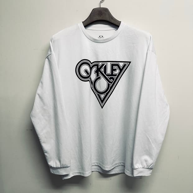 오클리 빅 로고 화이트 긴팔 티셔츠 (2XL)