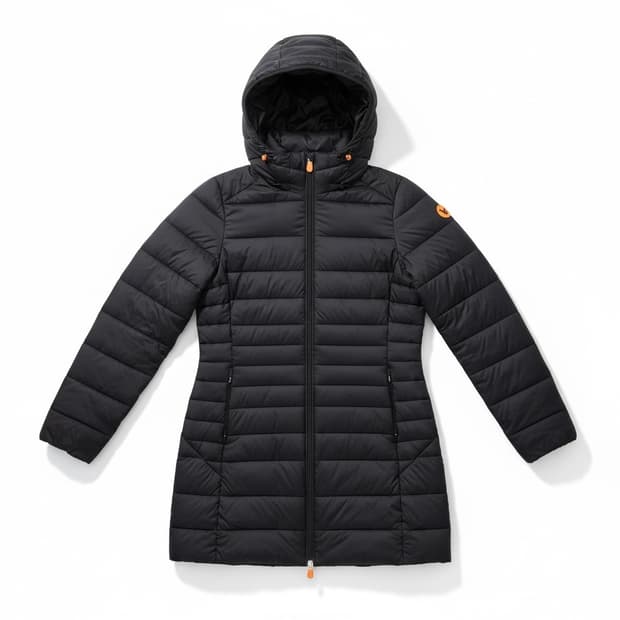 Save the DUCK (세이브더덕) 블랙 롱 패딩 자켓