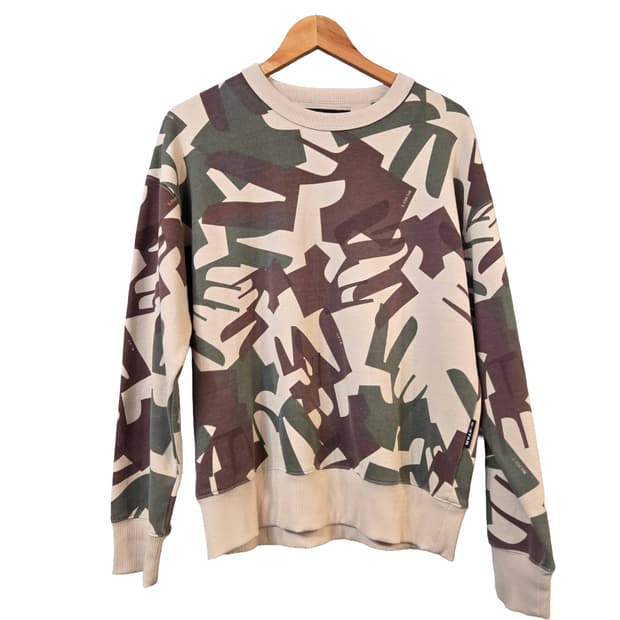 G-Star RAW 카모플라쥬 맨투맨 티셔츠(XS)디피용/택없음