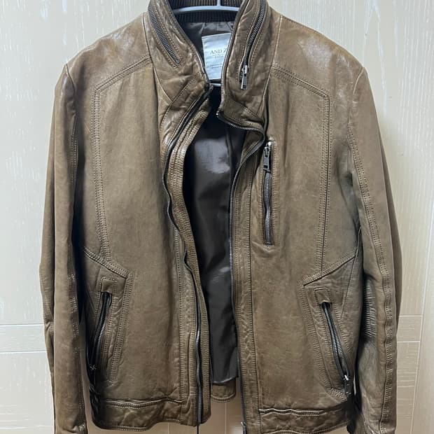 지오지아 남성 양가죽 자켓 슬림핏 106-175