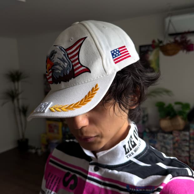 USA 아메리칸 이글 앤 플래그 볼캡