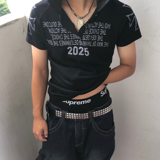 그래픽 폴로 반팔 S size