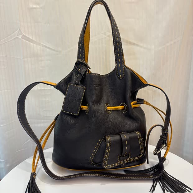 정품 란셀 복조리 숄더 크로스백    