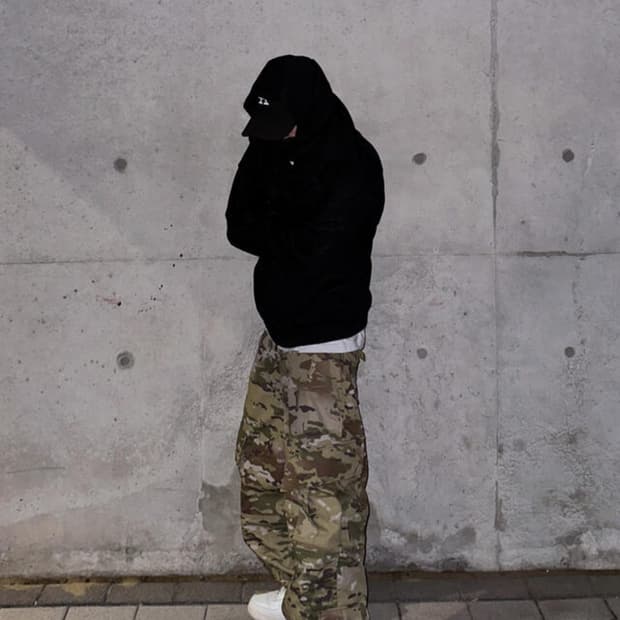 [언타이틀드 아이딜] 멀티캠 아미 카모팬츠 1사이즈