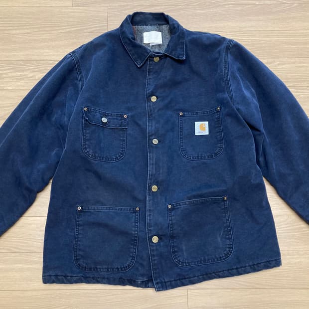90s 칼하트 캔버스 카라 초어자켓