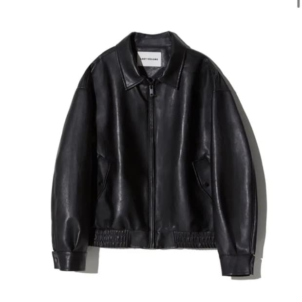 9005 비건레더 레이디볼륨 가죽자켓 (새상품)