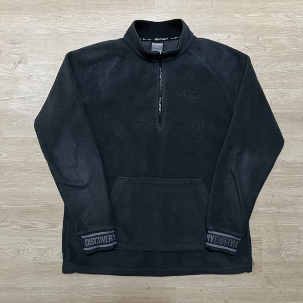 디스커버리 뽀글이 후리스 플리스 반집업자켓 [차콜] L/100