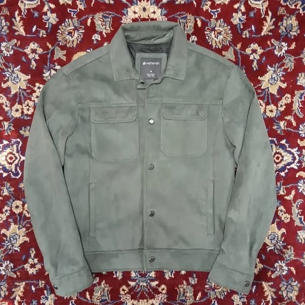 행텐 스웨이드 자켓