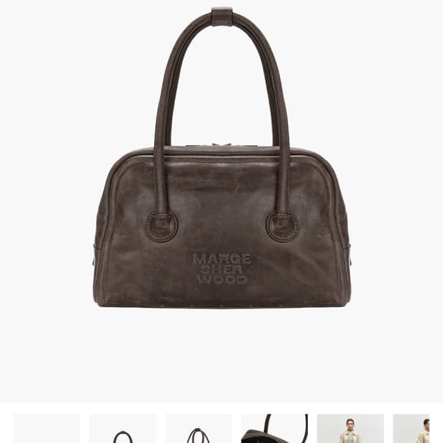 [마지셔우드]소프트 토트백 브라운