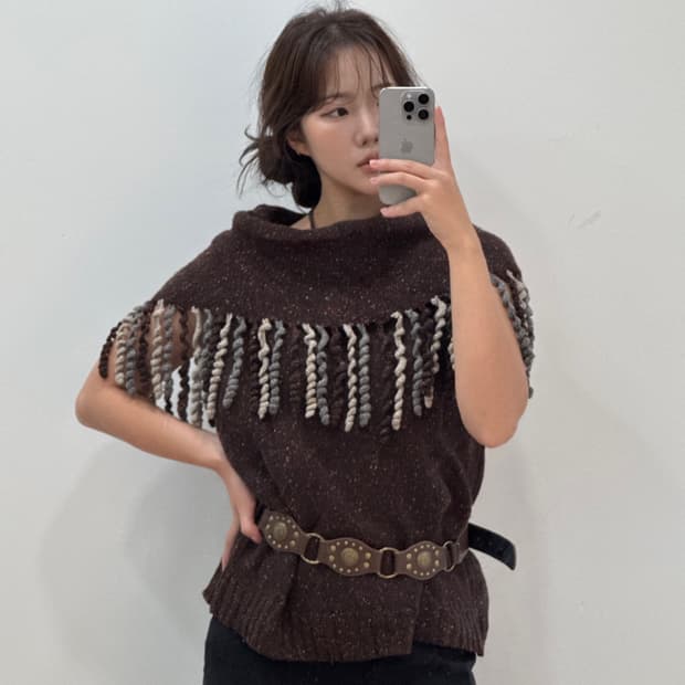 일본 빈티지 탑, 오프숄더 