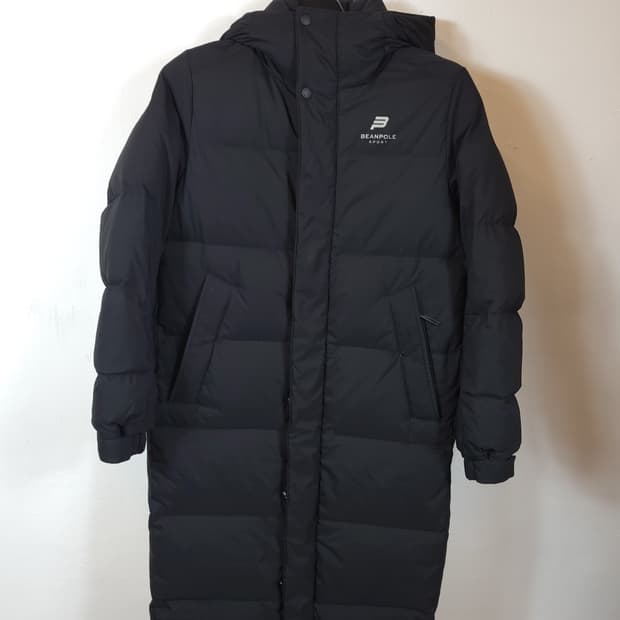 빈폴스포츠 롱후드다운패딩 블랙 90 S