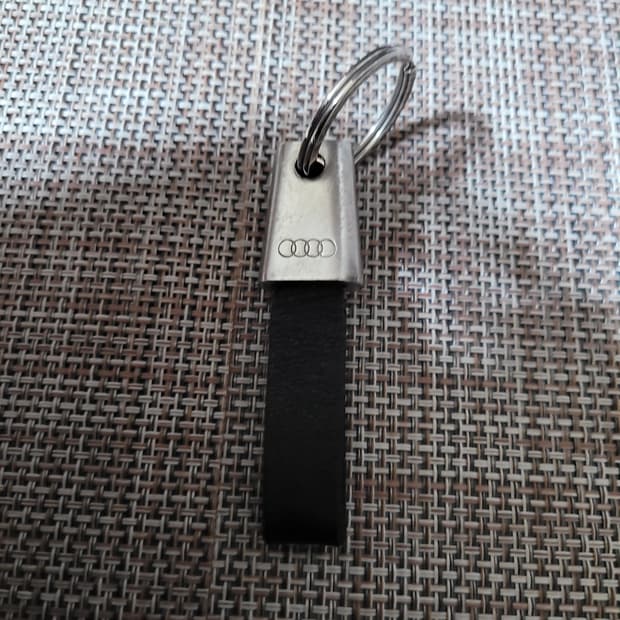 아우디 가죽 키링
