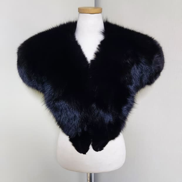 로얄 사가폭스 케이프,숄,머플러