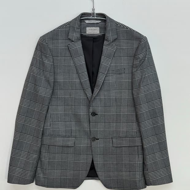 ZARA 자라 체크 블레이져