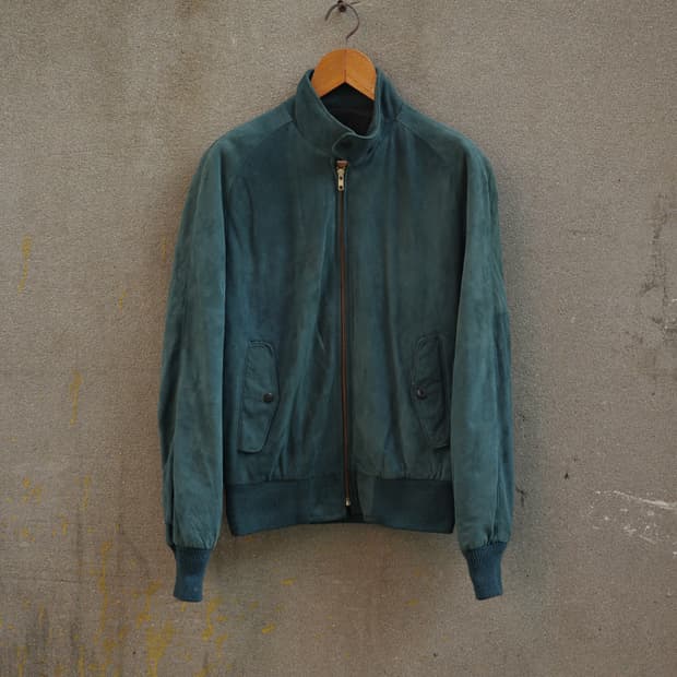 80‘s Reed sportswear 스웨이드 해링턴 자켓
