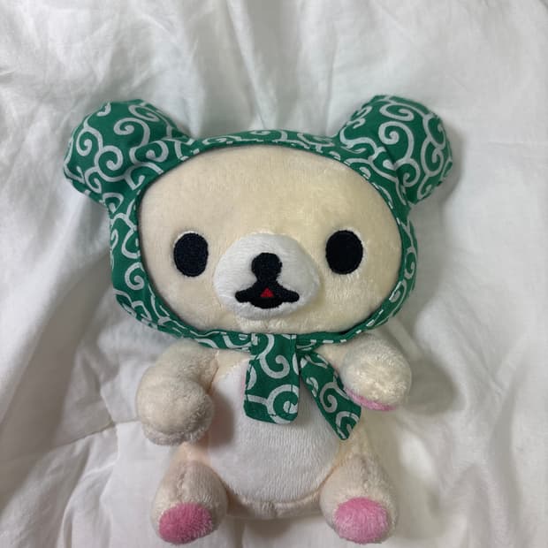 두건 시바견 당고 무늬 코리락쿠마