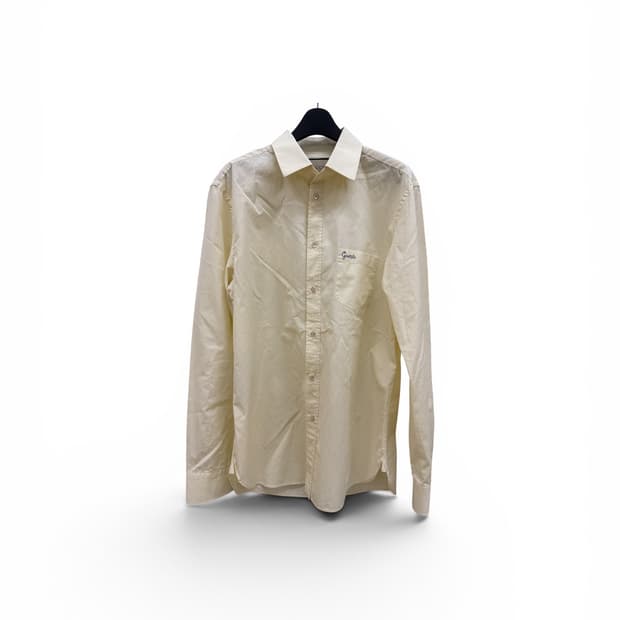 Gucci Yellow Toned Cotton Shirt