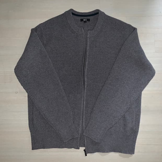 유니클로 크루넥 풀집 가디건 L