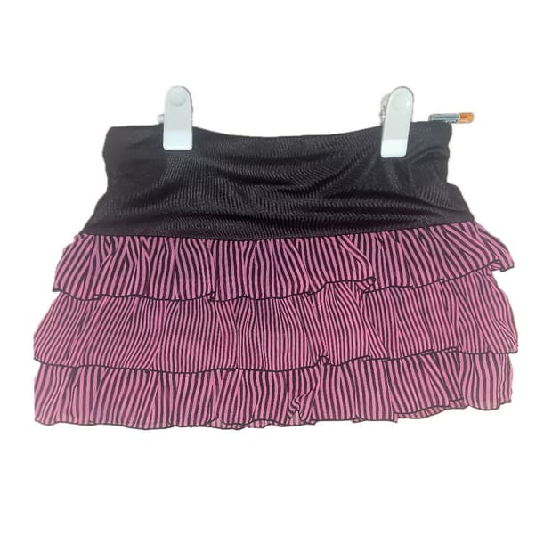 (희귀) 빈티지 펑크 오네갸루 나나깔 스트라이프 스커트