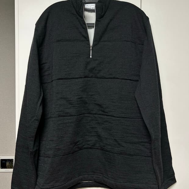 꼼데가르송 셔츠 푸퍼 하프 집업