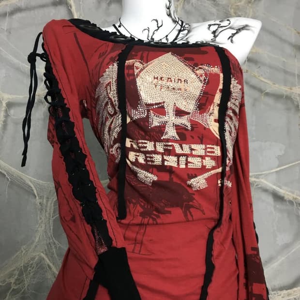 salvage 셀비지 아일렛로프디테일 탑