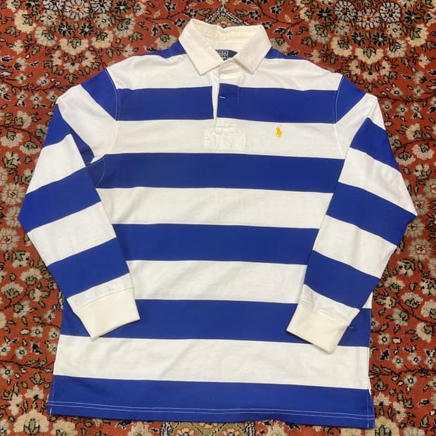[M] 폴로랄프로렌 블루 화이트 럭비티
