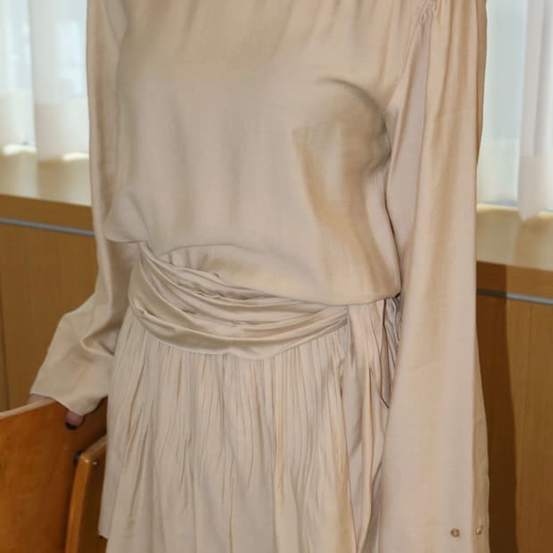 나비버스 Draped mini dress