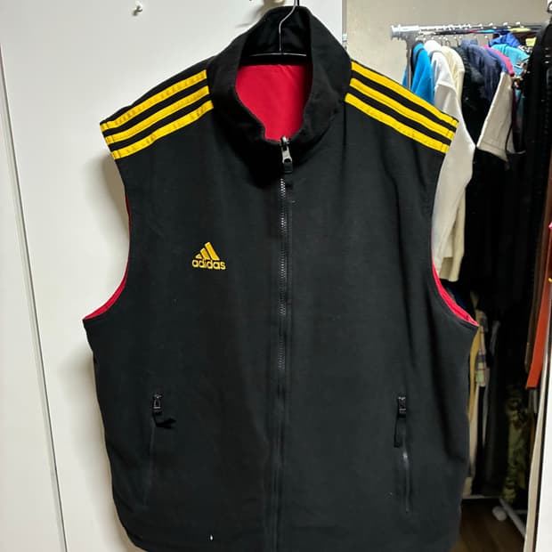 아디다스 리버시블 조끼 베스트 L/100