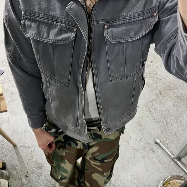 Burtle faded dirty work jacket