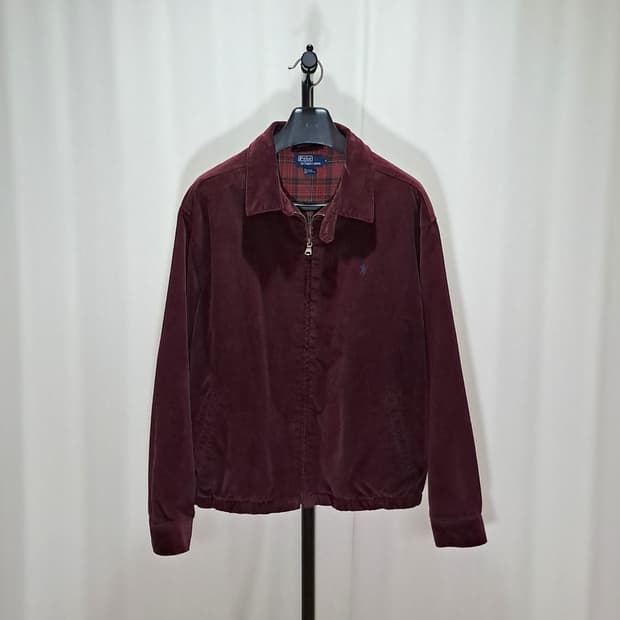 (택포) 폴로 코듀로이 버건디 자켓 110 A990