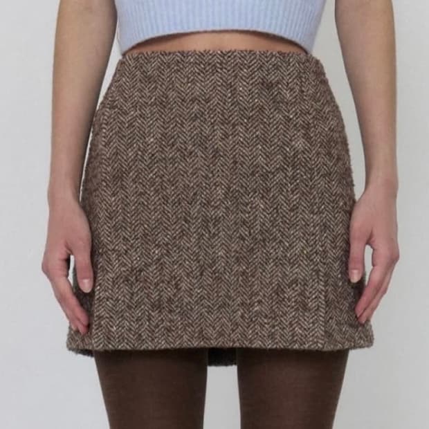 그로브 스커트 브라운 (새상품)