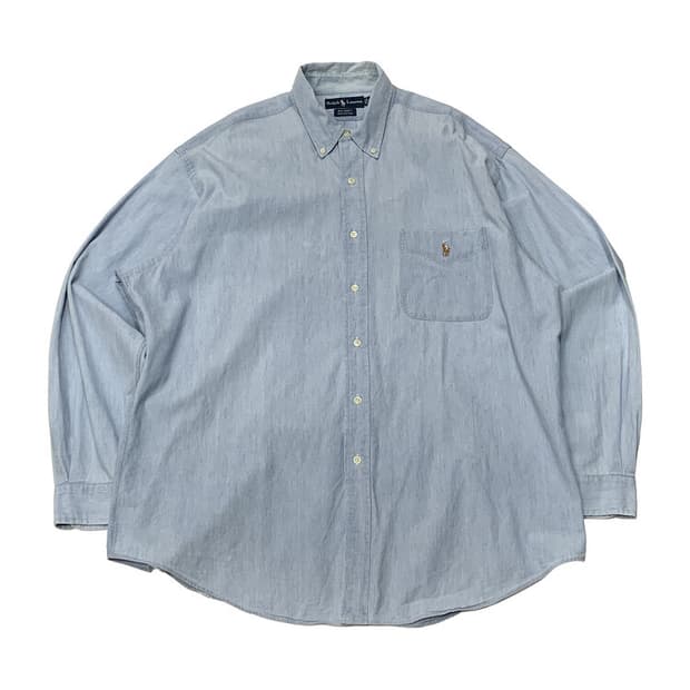 폴로 랄프로렌 샴브레이 버튼다운 셔츠 BIG SHIRT