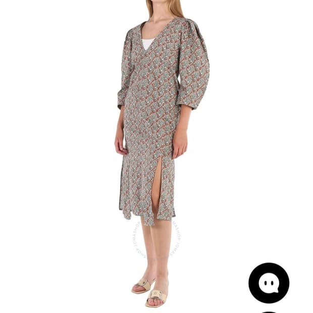 가니 유기농 면 플로럴 원피스 34