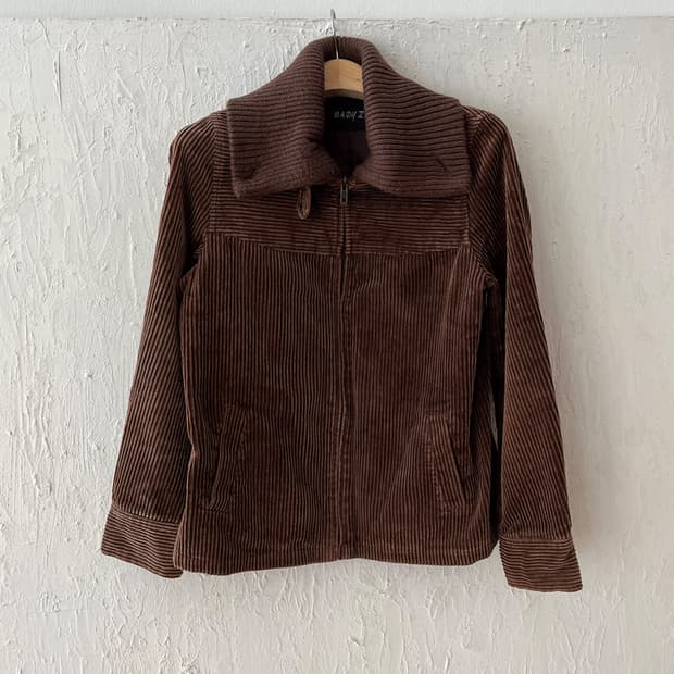 vintage brown corduroy jacket