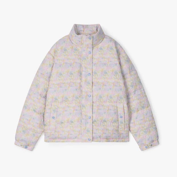 FLOWER JACQUARD PUFFER
