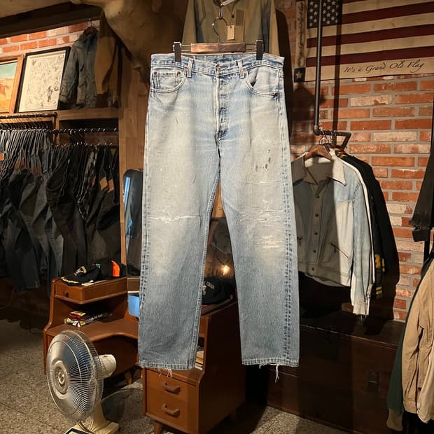 90s USA 빈티지 리바이스 501 데님 팬츠