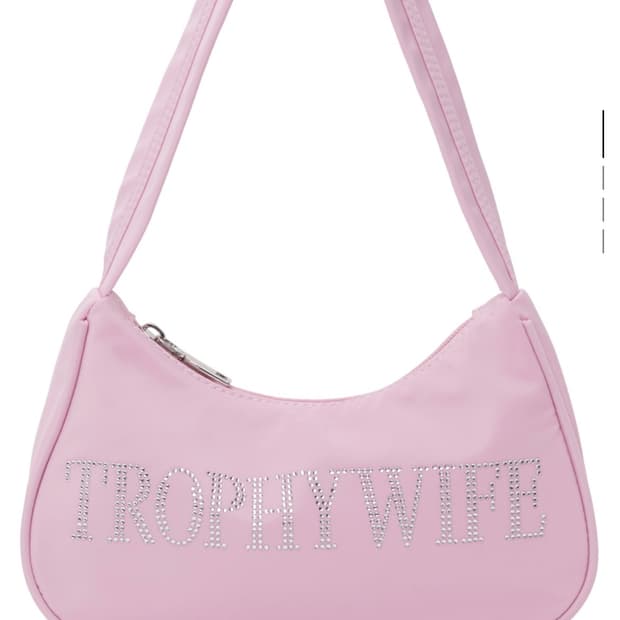 Praying 센스 익스클루시브 핑크 트로피 숄더백 (실사ㅇ)