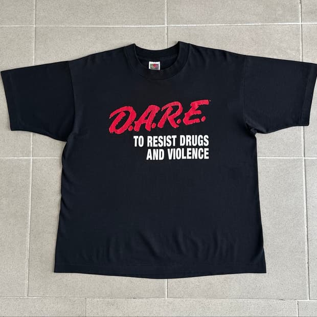 90s 빈티지 DARE 티셔츠 L