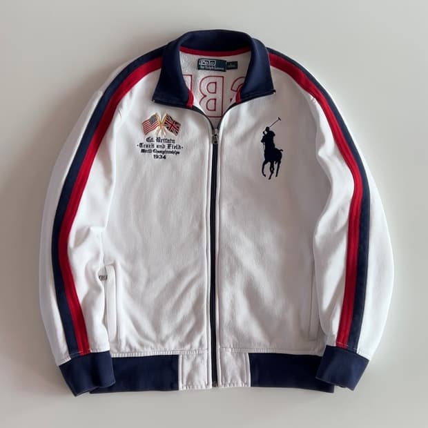 폴로 랄프로렌 빅포니 GBR 레이싱 져지 트랙탑 L